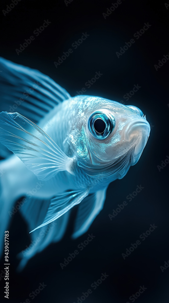Spectral Clownfish Glowing in Turquoise Light
Spectral Clownfish Glowing in Turquoise Light