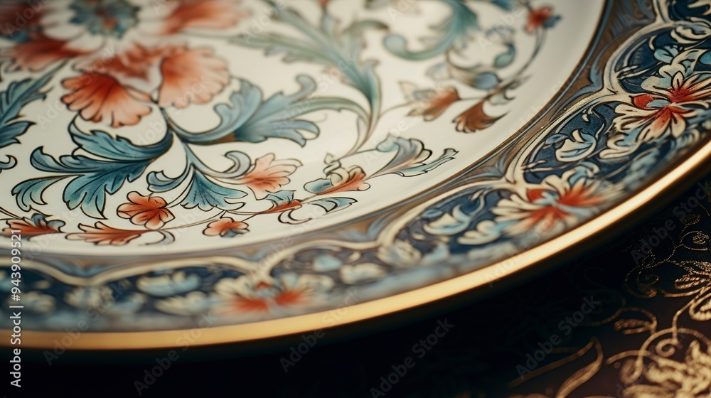 A photo of a detailed shot of a hand-painted A photo of a detailed shot of a hand-painted