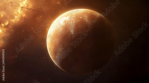 Mars, the red planet, shine...