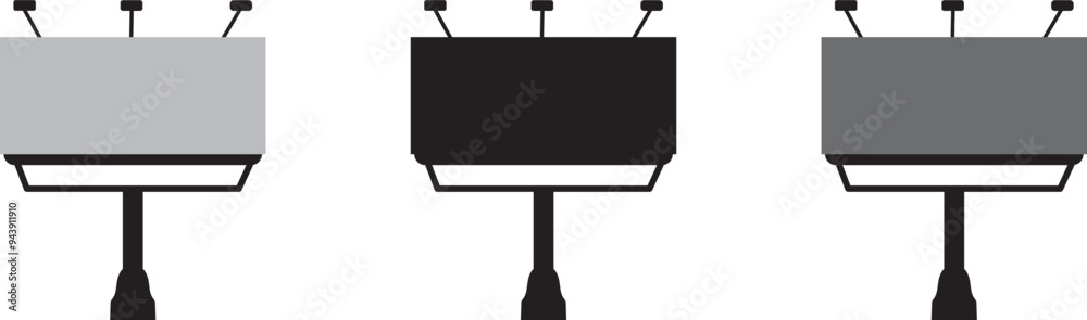 Fototapeta premium Advertisement board vector . Advertise board vector.