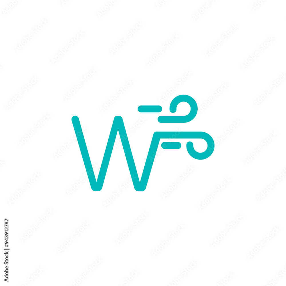 a combination of logos and vectors of wind, with initials, letters, numbers, or alphabets for business and others a combination of logos and vectors of wind, with initials, letters, numbers, or alphabets for business and others
