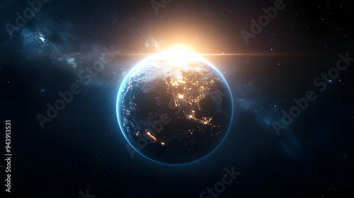 Planet Earth seen from spac...