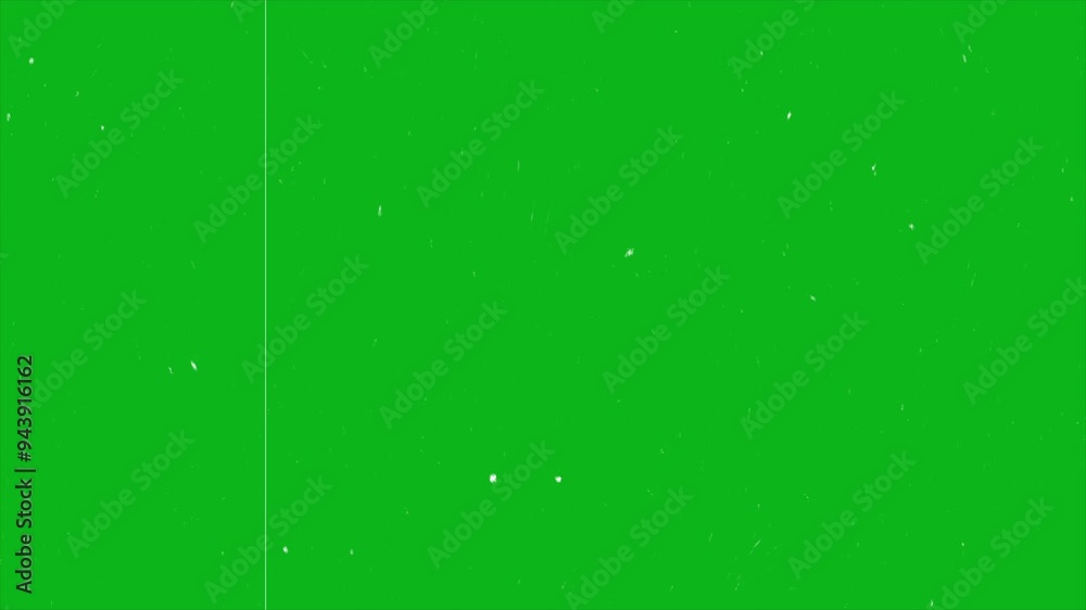 Dust and grain texture animated background. Retro vintage film effect on green screen, Dust and grain overlay with scratches