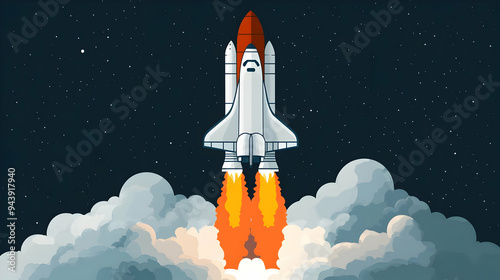Rocket Launch Into the Nigh...