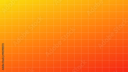グラデーションの背景に方眼のテクスチャ - 明るい色の猛暑やエネルギーのイメージ素材 - 16:9