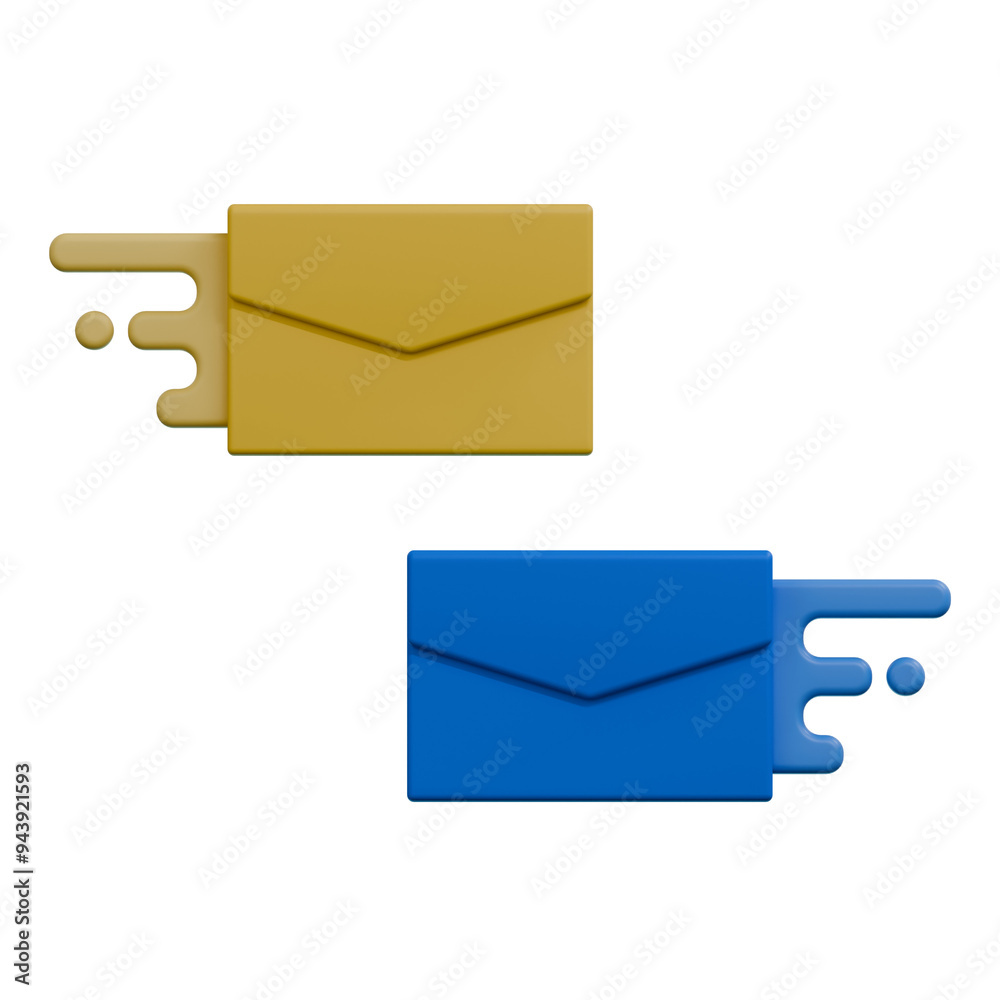 send and receive email message fast 3d illustration send and receive email message fast 3d illustration