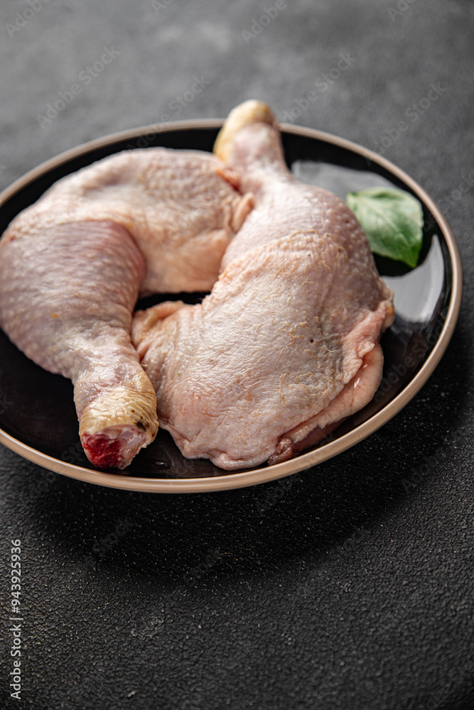 chicken legs raw meat chicken thighs poultry flesh on the bone gourmet fresh meal food snack on the table copy space food background rustic top view chicken legs raw meat chicken thighs poultry flesh on the bone gourmet fresh meal food snack on the table copy space food background rustic top view