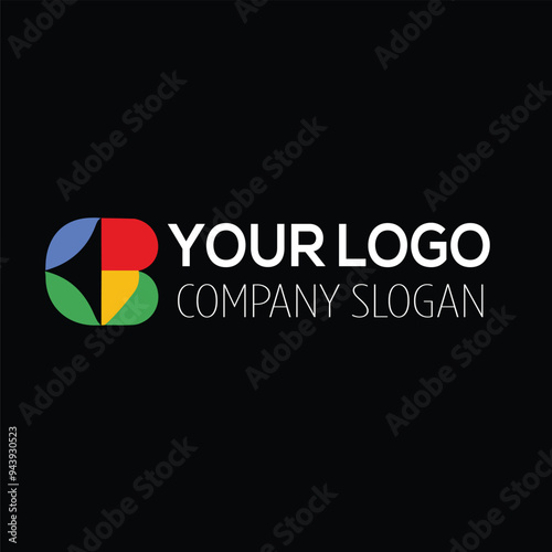 Free Download Logo with colorful letters b and c - GFXLoad