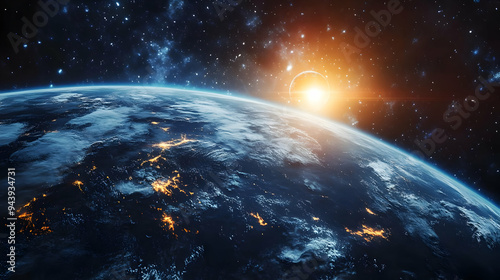 Stunning view of Earth from...