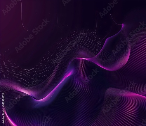 dark purple background with glowing soft elements