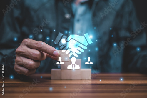 Vászonkép CRM helps businesses enhance customer loyalty and retention