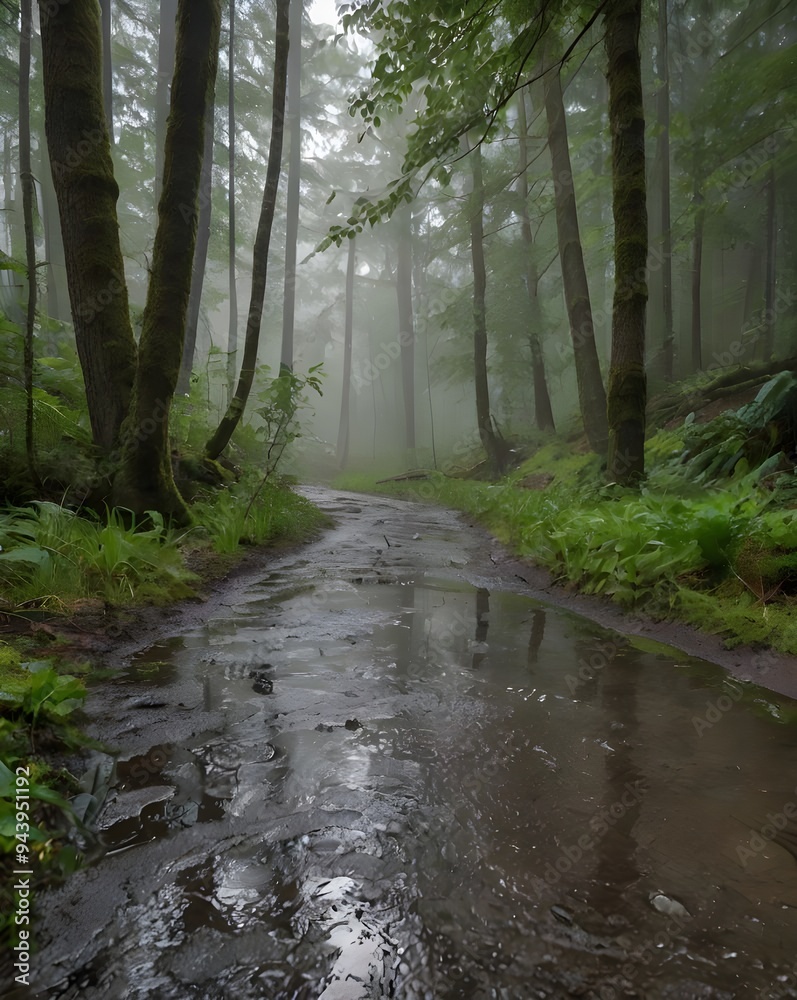 Obraz premium path in the forest