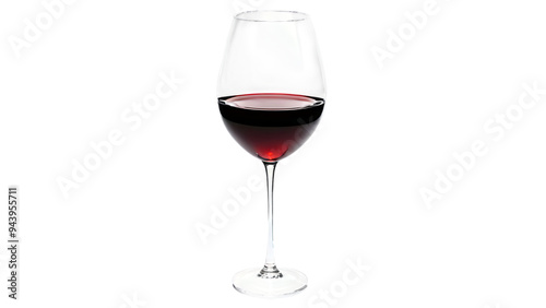Obraz na płótnie glass of wine isolated on a transparent background w salonie