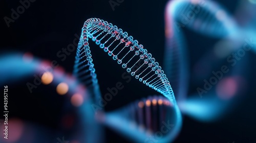 Holographic visualization of transcription factor binding sites, genetic expression, molecular biology