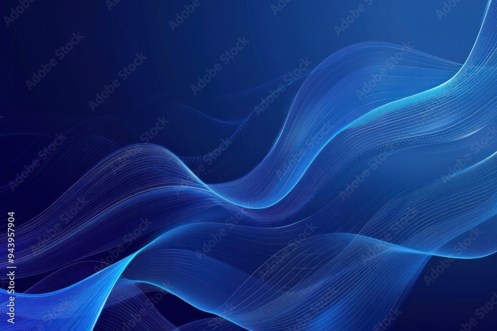 A blue wave with a lot of sparkles A blue wave with a lot of sparkles