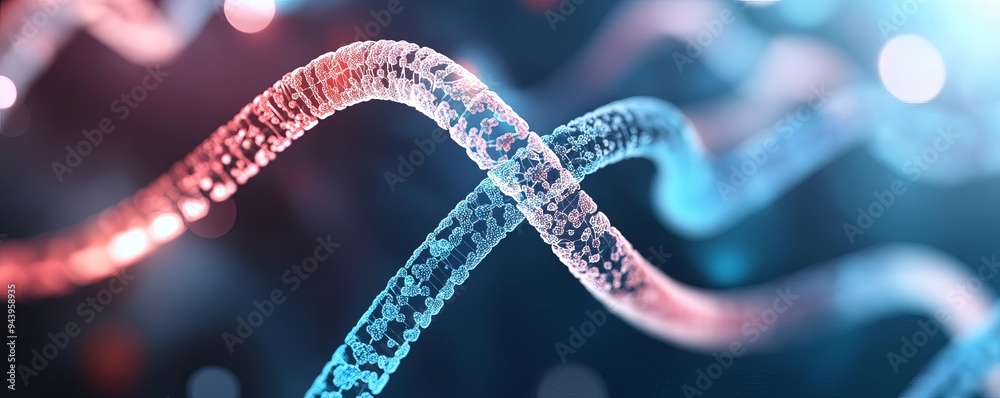 Holographic display of the role of epigenetics in metabolic disorders, precision medicine, genomic studies