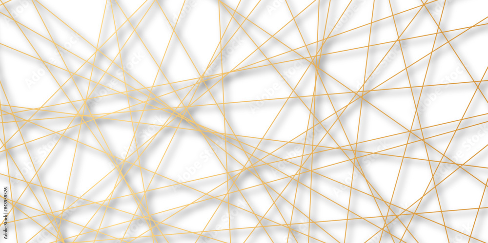 White abstract background with golden diagonal lines and shadows. modern random pattern line stroke transparent background. Simple gold scribble line backdrop Minimal style website banner design.
White abstract background with golden diagonal lines and shadows. modern random pattern line stroke transparent background. Simple gold scribble line backdrop Minimal style website banner design.