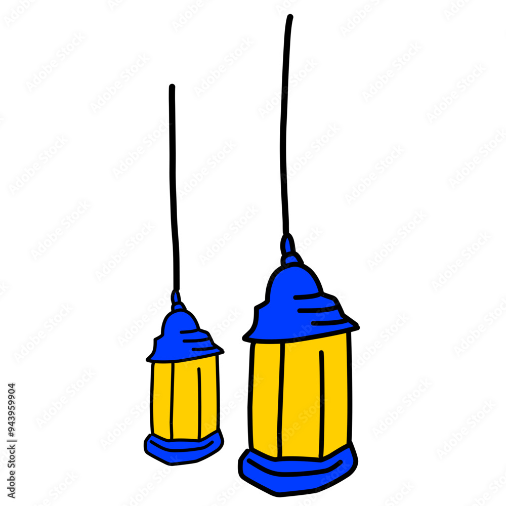 collection of hanging lanterns with black rope collection of hanging lanterns with black rope