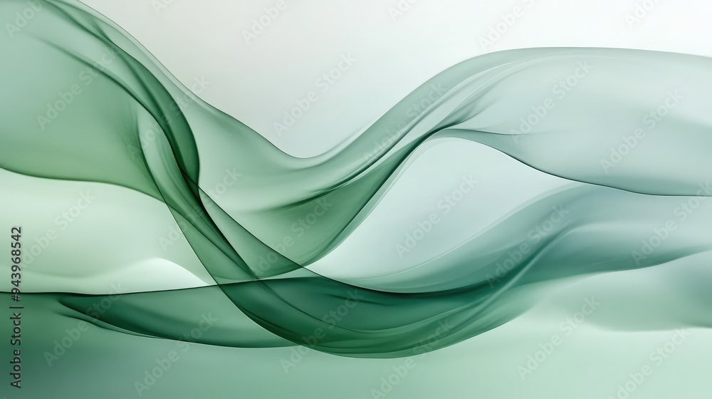 Elegant abstract composition featuring a smooth blend of light green and dark green tones. Elegant abstract composition featuring a smooth blend of light green and dark green tones.