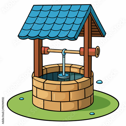 Water Well Vector Art