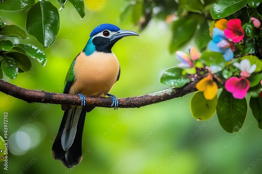 A stunning scene of a beautiful bird A stunning scene of a beautiful bird