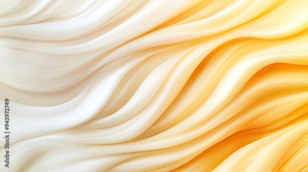 A smooth abstract background featuring subtle waves of white and yellow hues, ideal for modern designs and artistic projects. A smooth abstract background featuring subtle waves of white and yellow hues, ideal for modern designs and artistic projects.