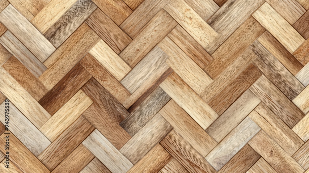 Light Oak Wood Planks Arranged in a Herringbone Pattern Light Oak Wood Planks Arranged in a Herringbone Pattern