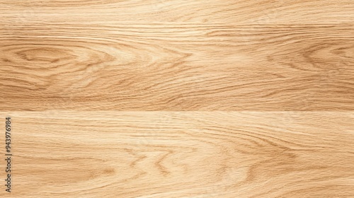 Smooth and Even Light Oak Wood Texture with Natural Grain Pattern