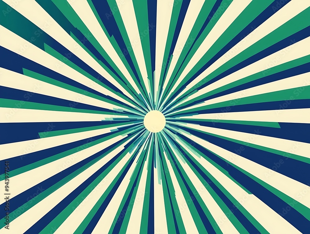 Royal blue & pale yellow retro groovy sunburst background Royal blue & pale yellow retro groovy sunburst background