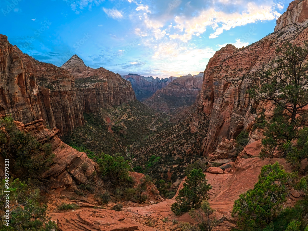 View of the mountains, Zion National Park View of the mountains, Zion National Park
