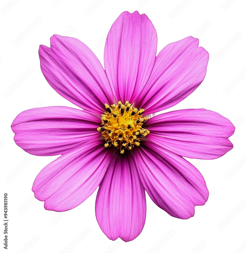 PNG Beautiful pink flower with yellow center in bloom PNG Beautiful pink flower with yellow center in bloom