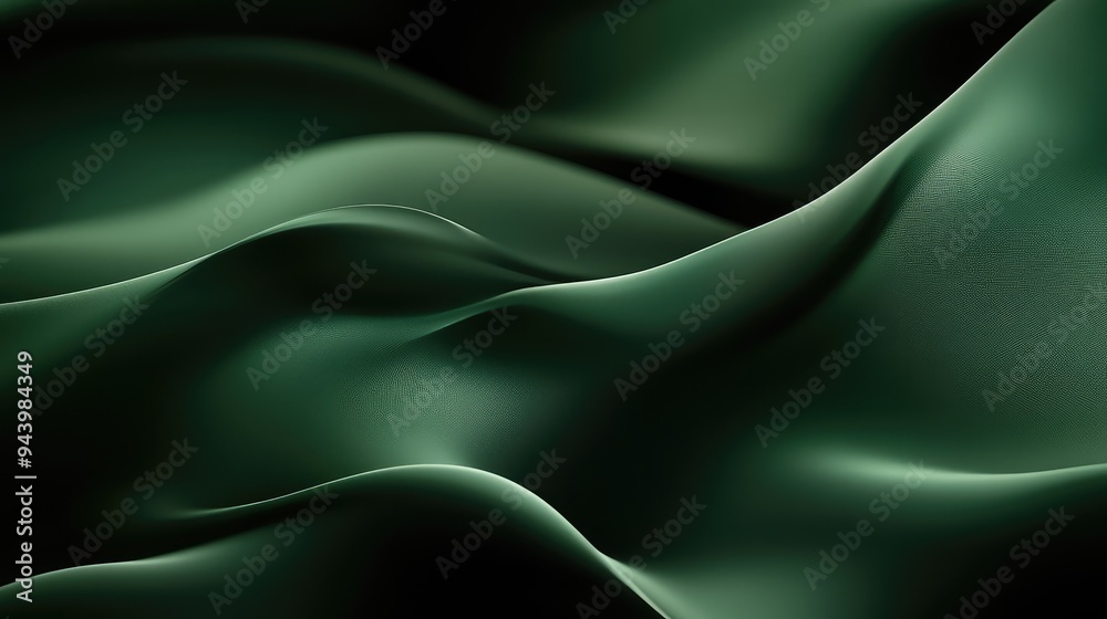 Obraz premium Abstract background featuring dark green and ebony tones in a gradient style.