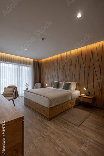 Interior of a modern hotel apartment