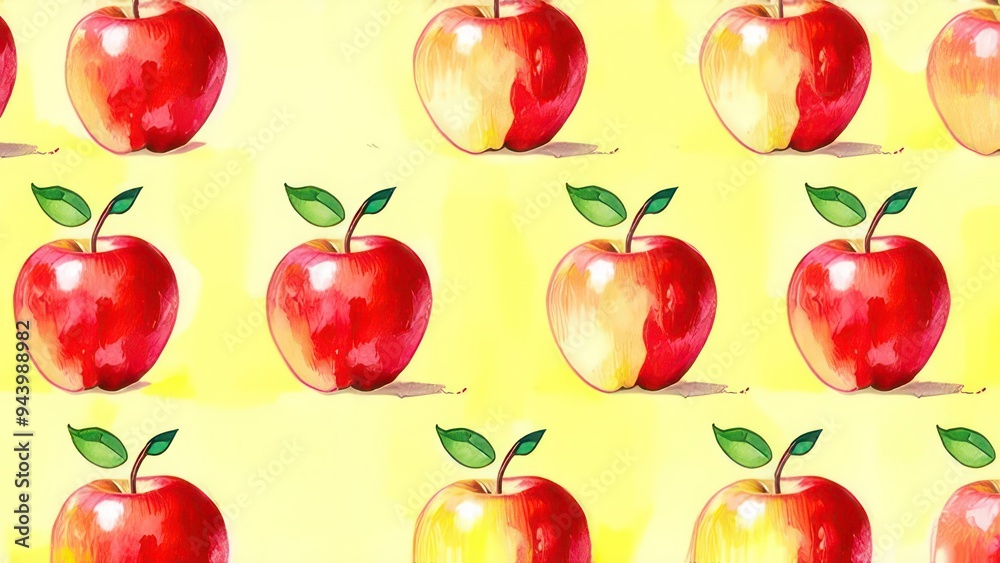 Seamless pattern of apple Seamless pattern of apple