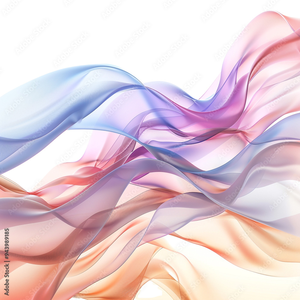 Abstract Silk Fabric Flowing Abstract Silk Fabric Flowing