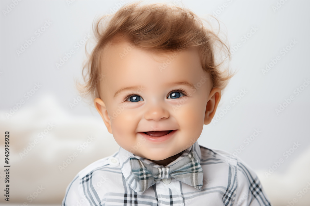 portrait of adorable baby isolated on white background portrait of adorable baby isolated on white background