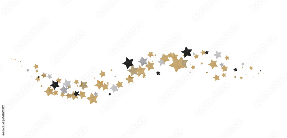 Golden Dreamscapes: Step Into a 3D Rainfall of Gleaming Stars Golden Dreamscapes: Step Into a 3D Rainfall of Gleaming Stars