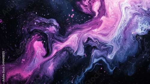 Abstract Cosmic Swirl