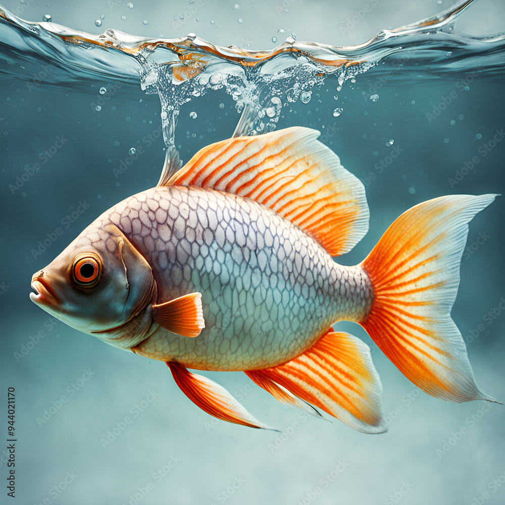 goldfish in aquarium