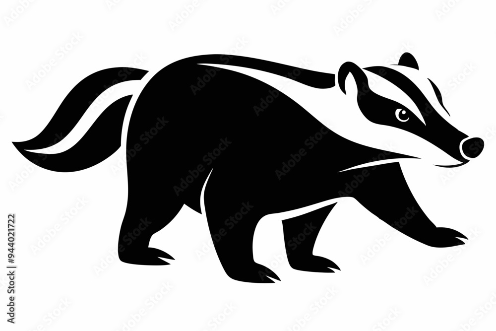 Badger icon, badger silhouette vector, Honey Badger
Badger icon, badger silhouette vector, Honey Badger