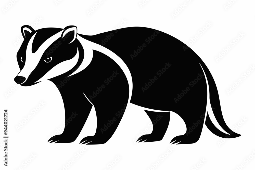 Badger icon, badger silhouette vector, Honey Badger
Badger icon, badger silhouette vector, Honey Badger