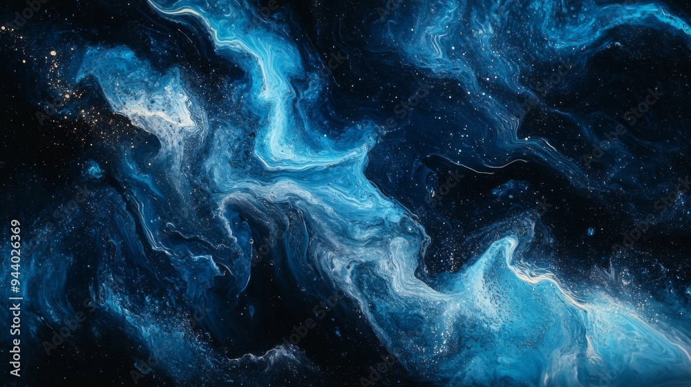 Abstract Galaxy in Space