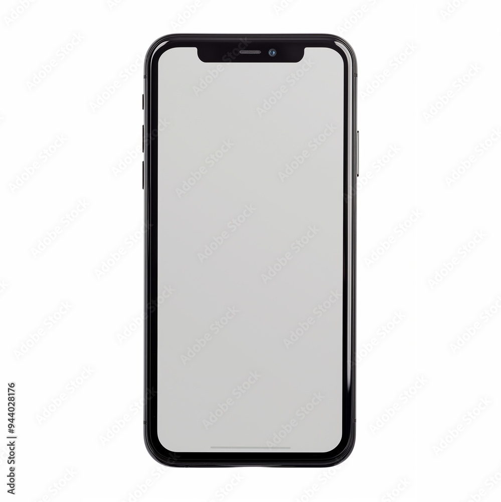 Smartphone Mockup Isolated on White Background Smartphone Mockup Isolated on White Background