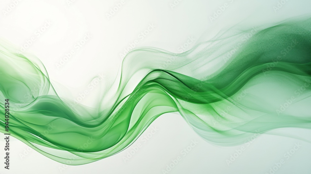Green Abstract Smoke Wave Background Green Abstract Smoke Wave Background