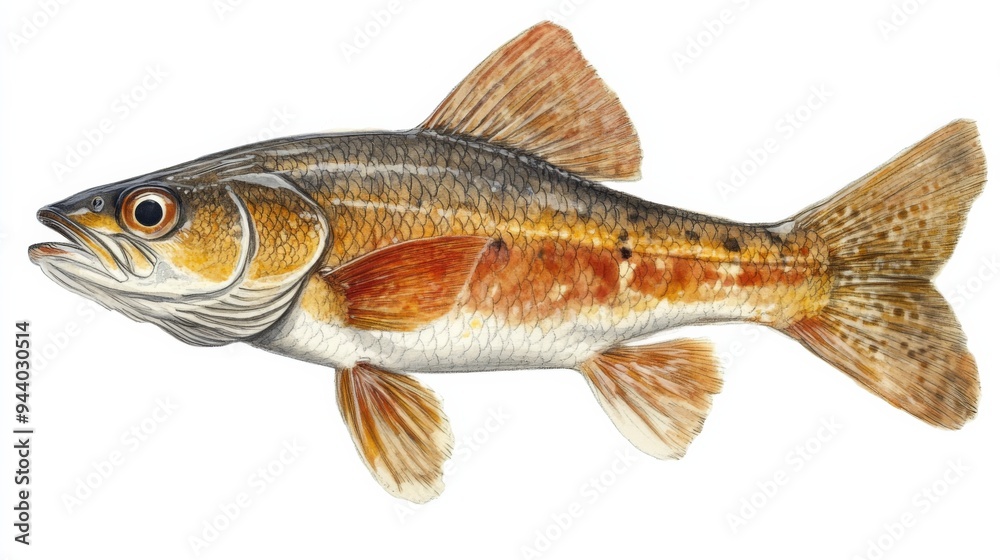 Illustration of a Freshwater Fish