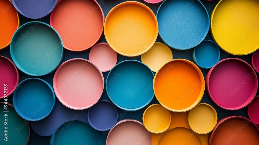 Colorful Circular Patterns Colorful Circular Patterns
