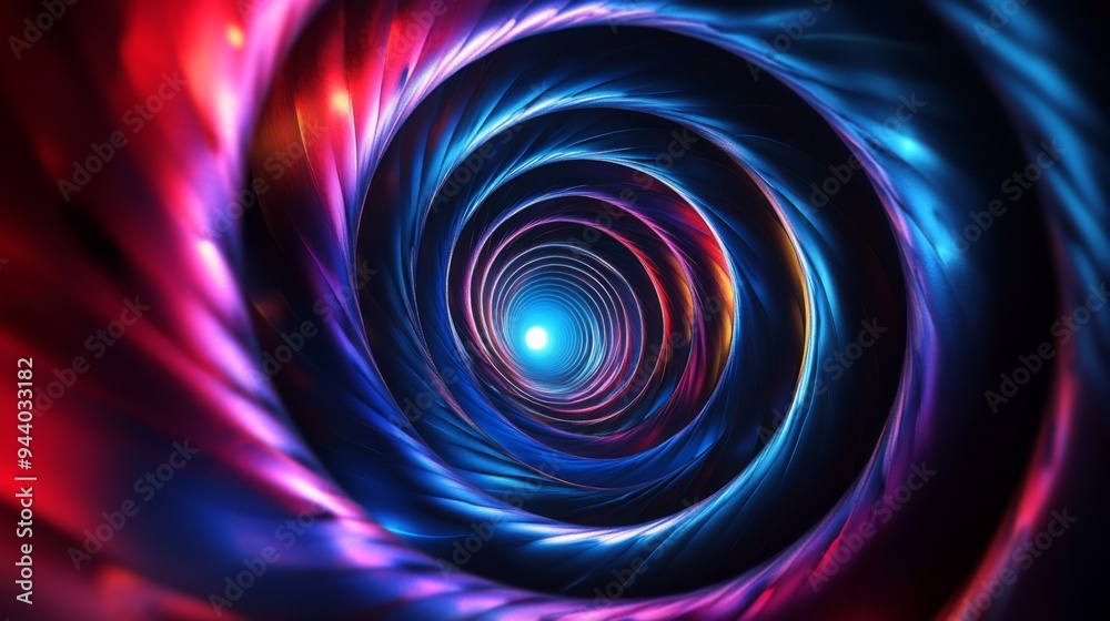 Abstract futuristic tunnel Abstract futuristic tunnel