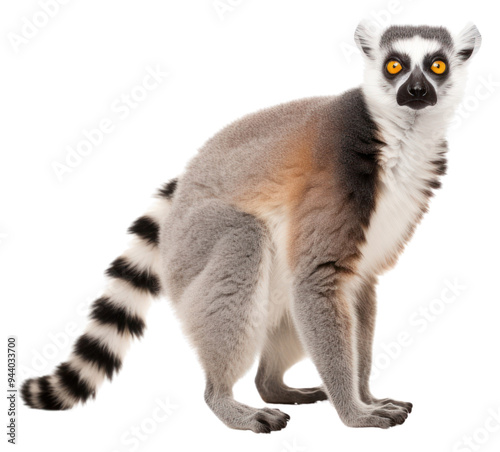 PNG Lemur wildlife animal mammal.