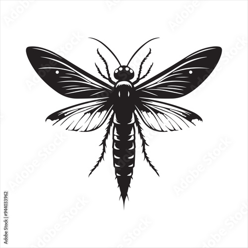 A Firefly Vector Art Illustration