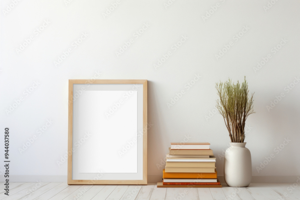 PNG wooden photo frame mockup, transparent design PNG wooden photo frame mockup, transparent design